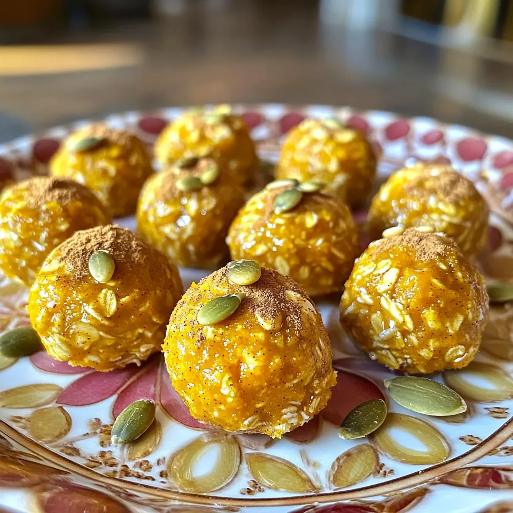 Ingredient Pumpkin Pie Energy Bites Kraftvolle Snacks