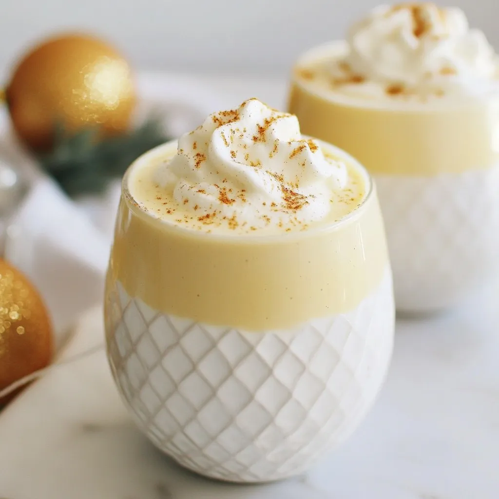 Classic Holiday Eggnog Cremig und Festlich Genießen