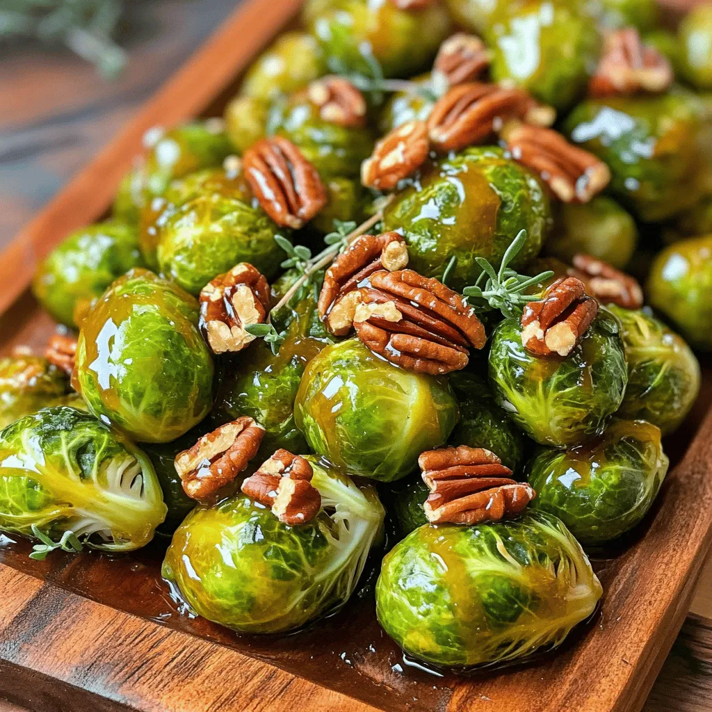 Ahornsirup-Glasierte Rosenkohl Köstlich und Einfach