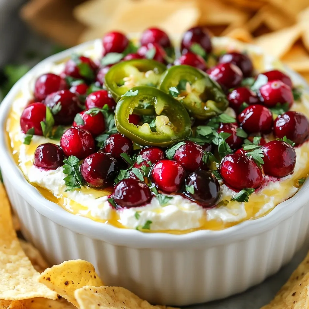 Sweet &#038; Spicy Cranberry Jalapeño Dip Genuss-Rezept