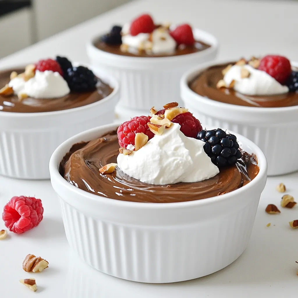 Protein-Packed Cottage Cheese Chocolate Mousse Rezept