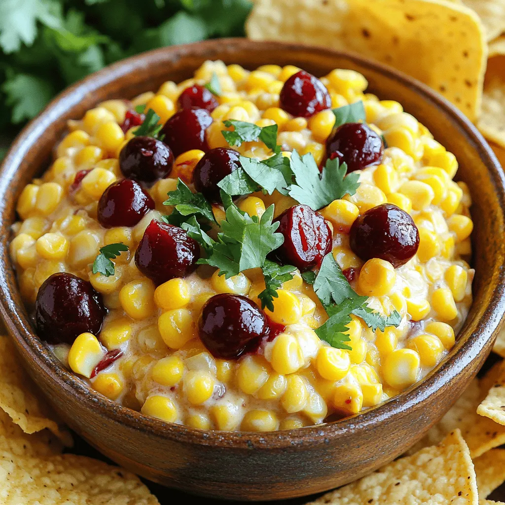 Cherry Chipotle Street Corn Dip Einfach und Köstlich
