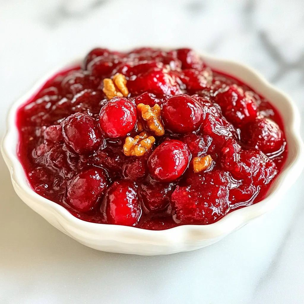 Cranberry Sauce ohne raffinierten Zucker einfach zubereiten