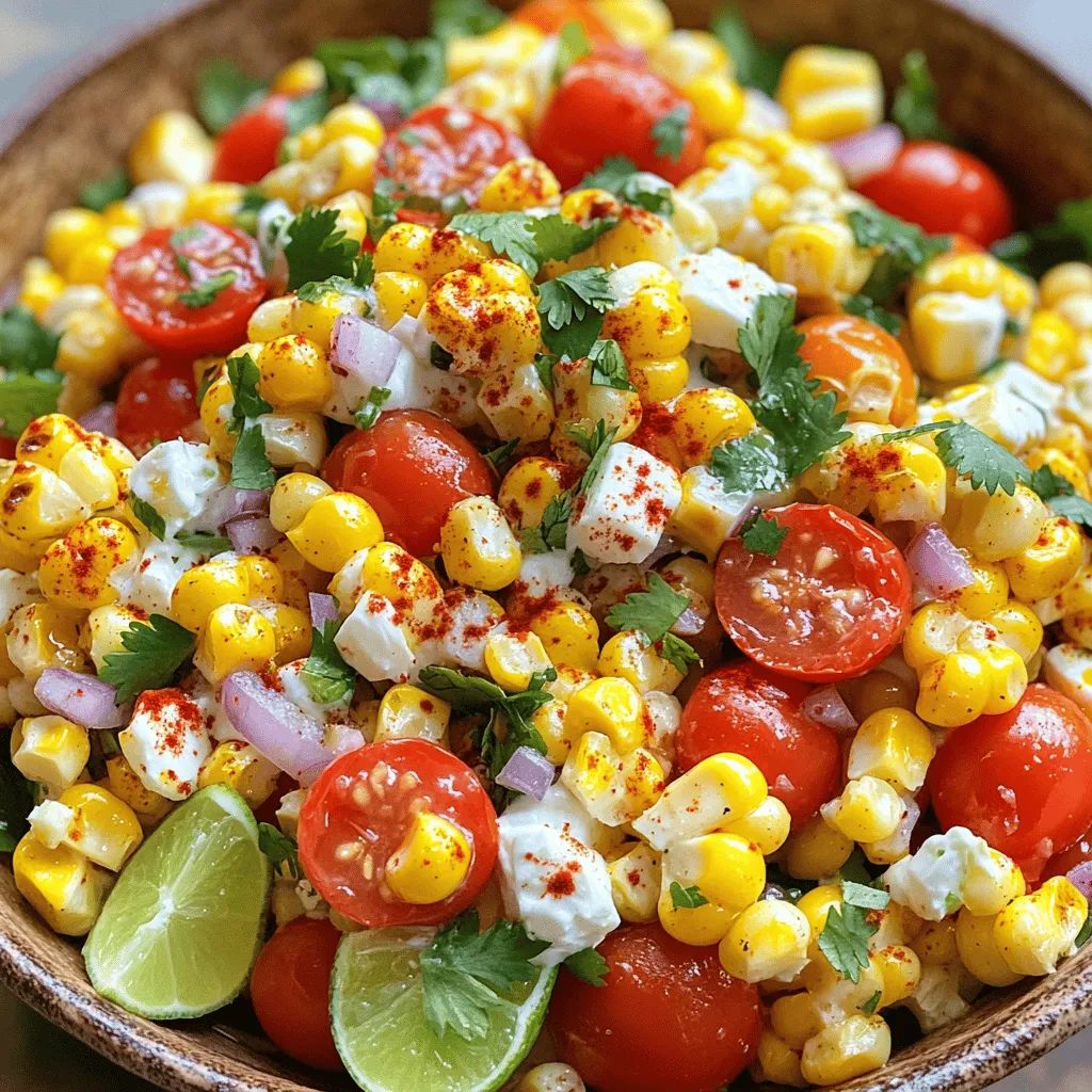 Mexican Street Corn Salad Einfach und Lecker Zubereiten
