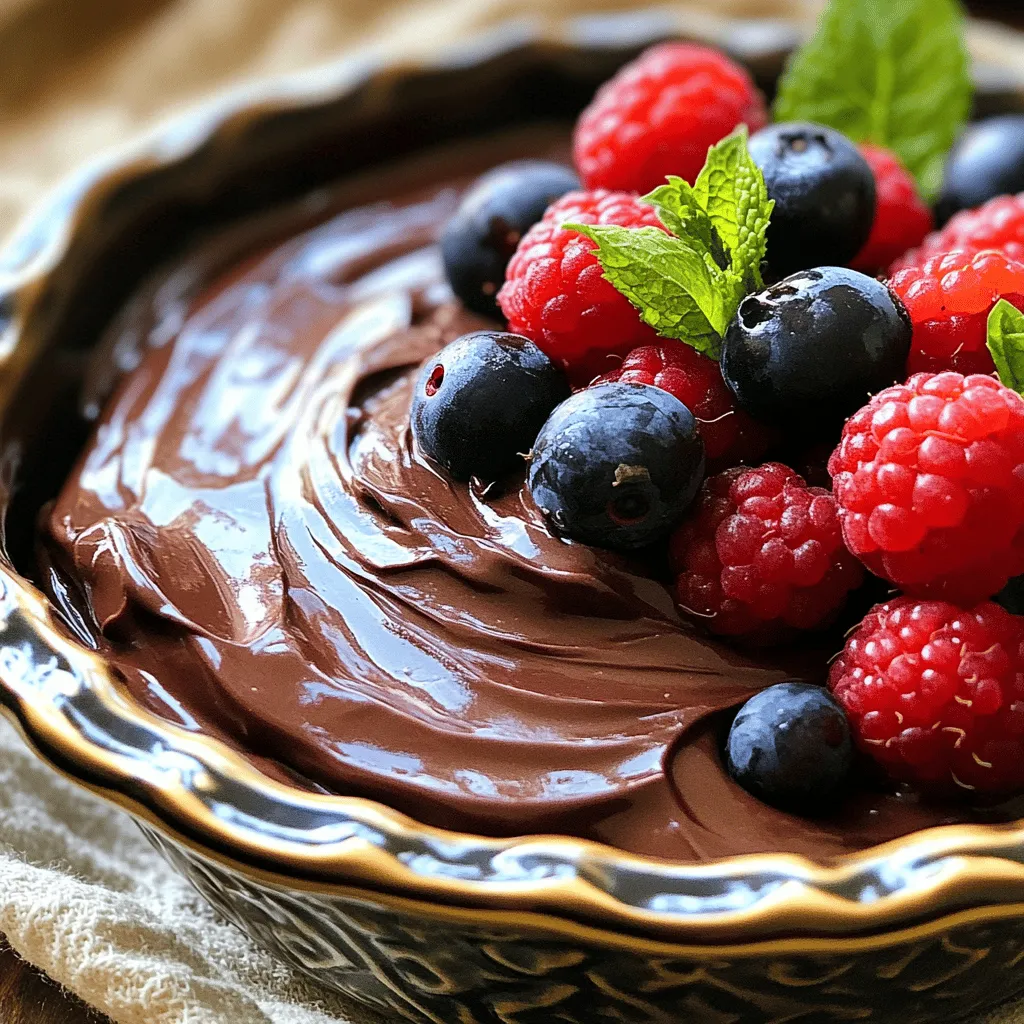 High Protein Cottage Cheese Chocolate Mousse Rezept