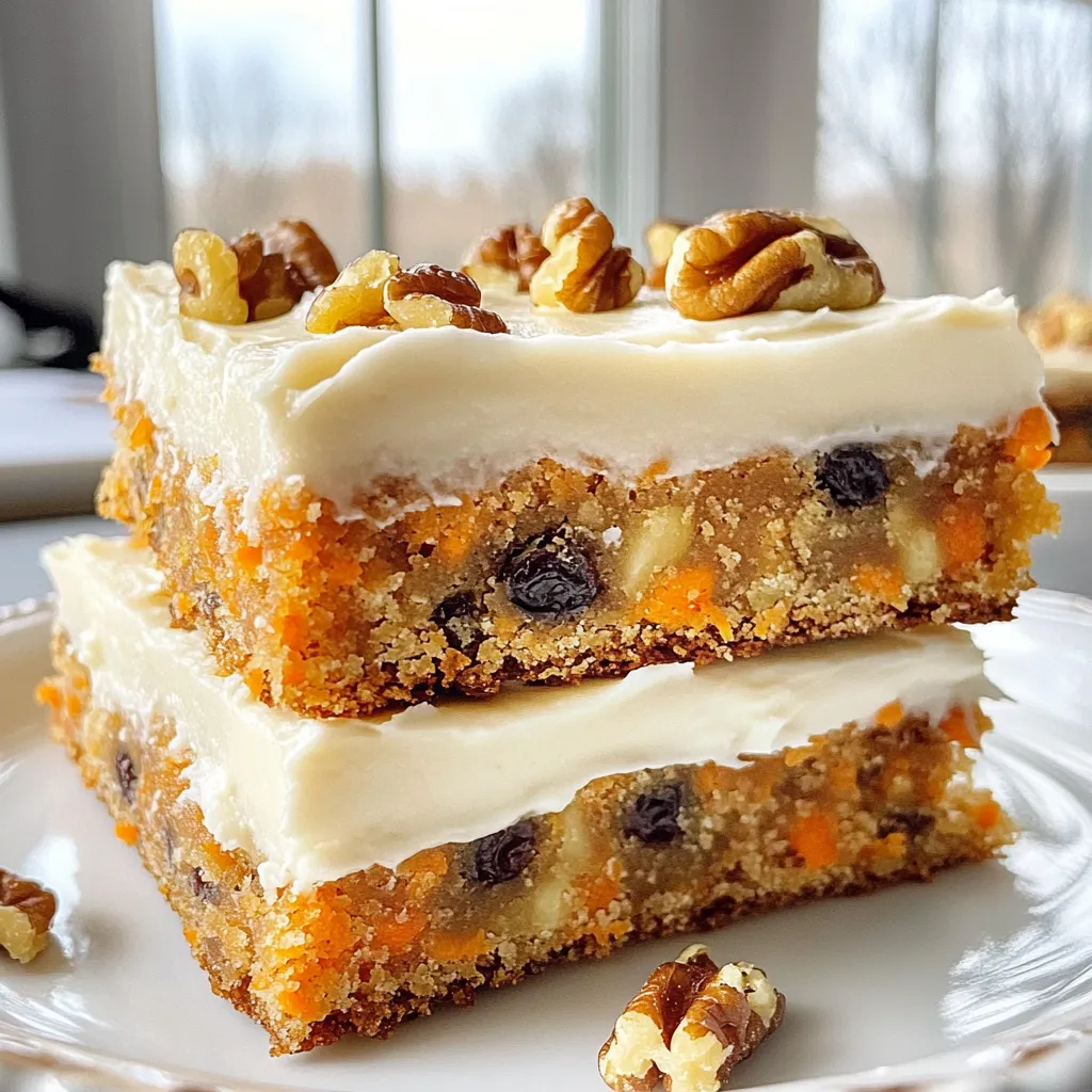 Karottenkuchen-Kekse Riegel für süßen Genuss