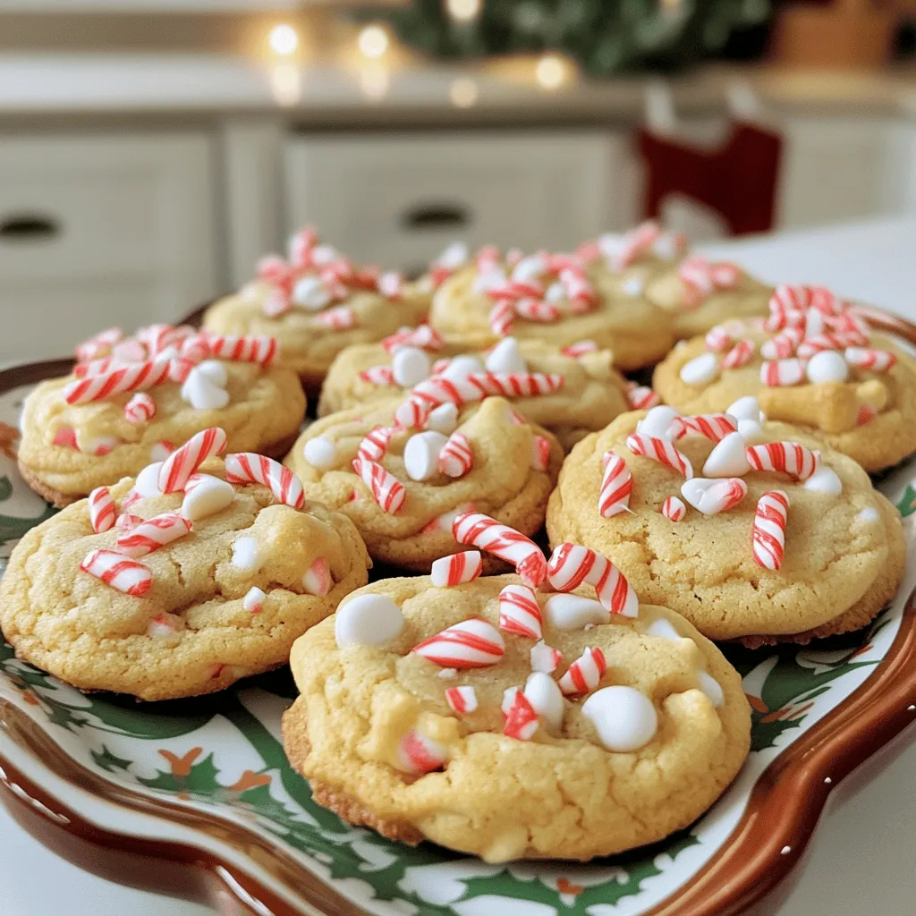 White Chocolate Candy Cane Cookies Lecker und Festlich