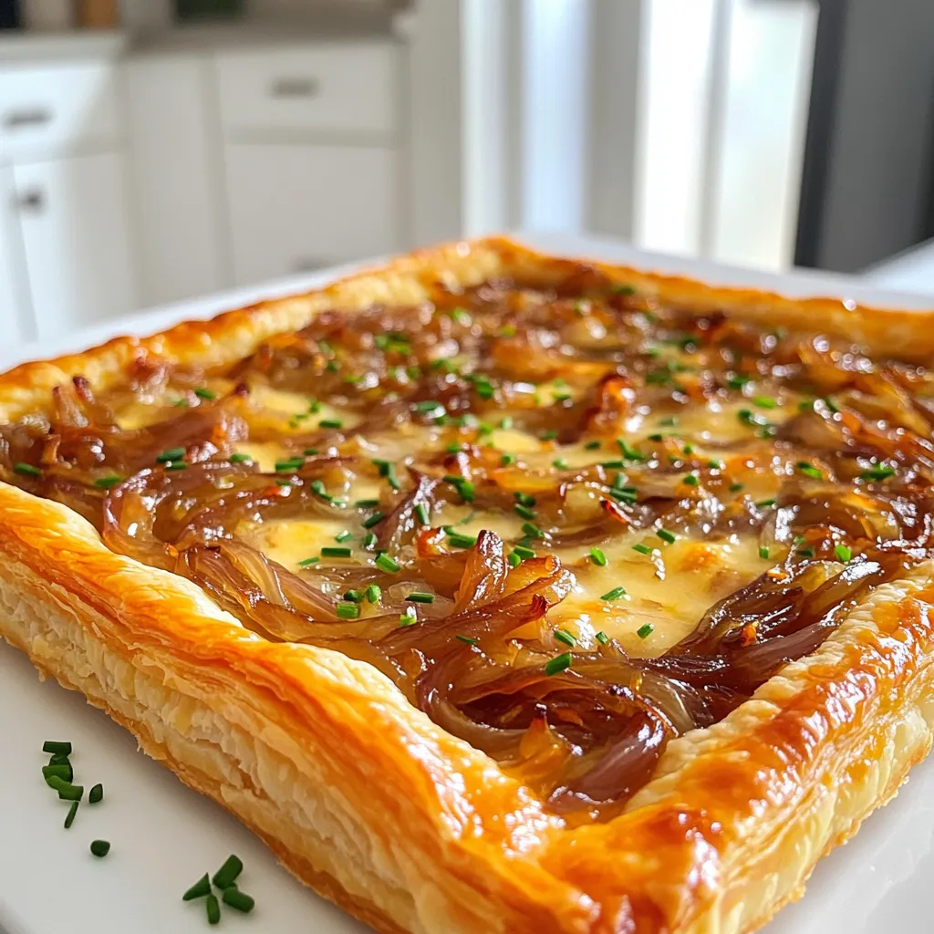 Karamellisierte Zwiebel Gruyère Tarte Genussvoll Zubereiten