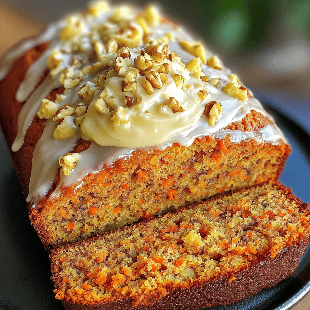 Köstliches Karottenkuchen Bananenbrot einfach zubereiten