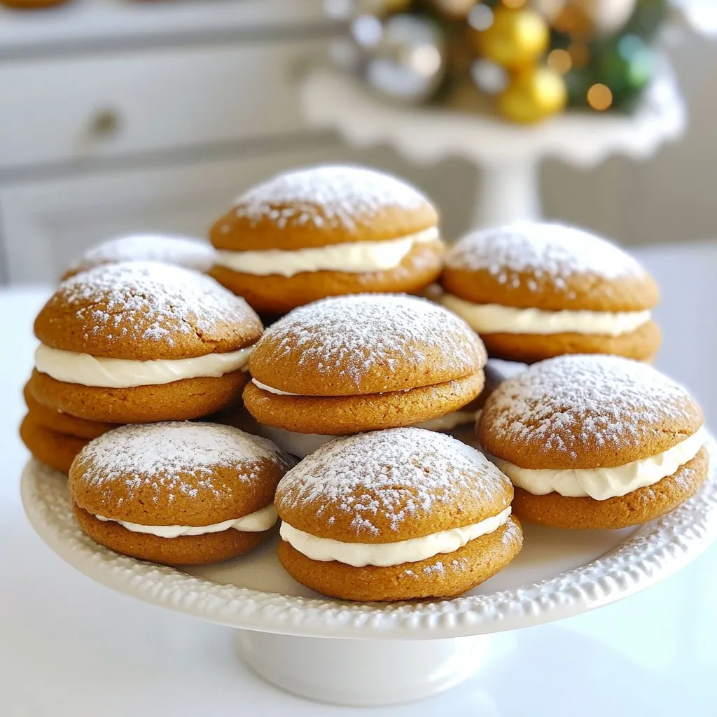 Lebkuchen Whoopie Pies Köstliches Rezept für Feinschmecker