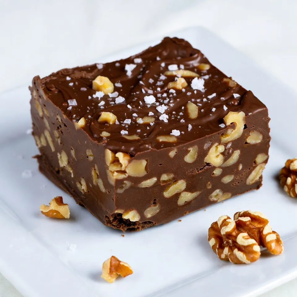 Schokoladenwalnuss-Fudge Einfach und Lecker Rezept