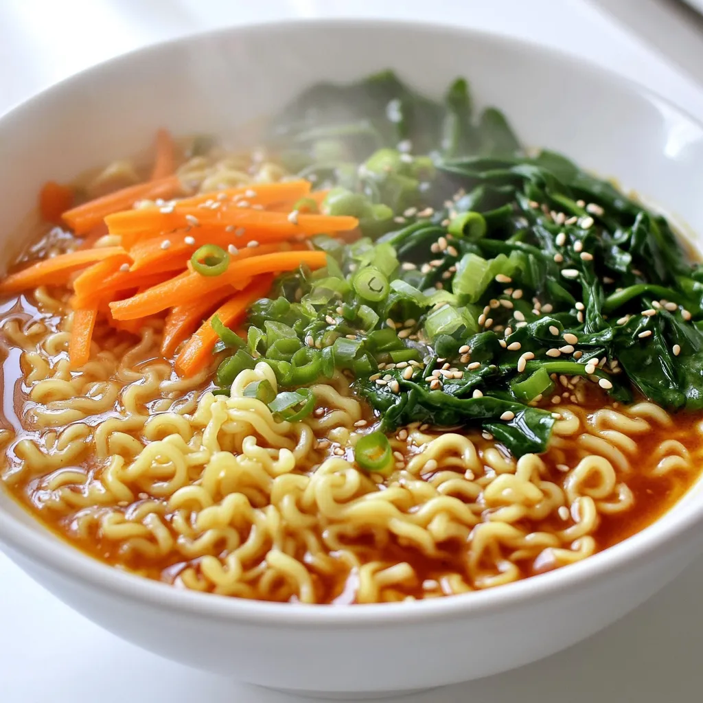 Chili Garlic Ramen Noodles Köstliche Genussreise