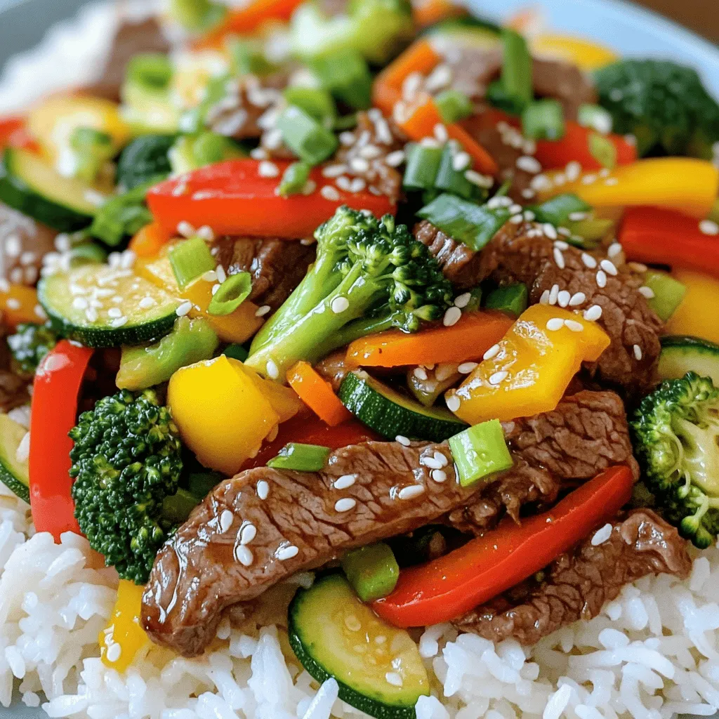Beef Veggie Stir-Fry Damit beeindruckst du jeden Cook