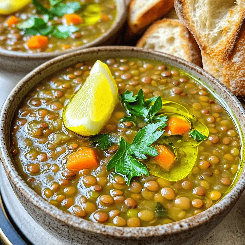 Iraqi Lentil Soup Einfach und Herzhaft Genießen