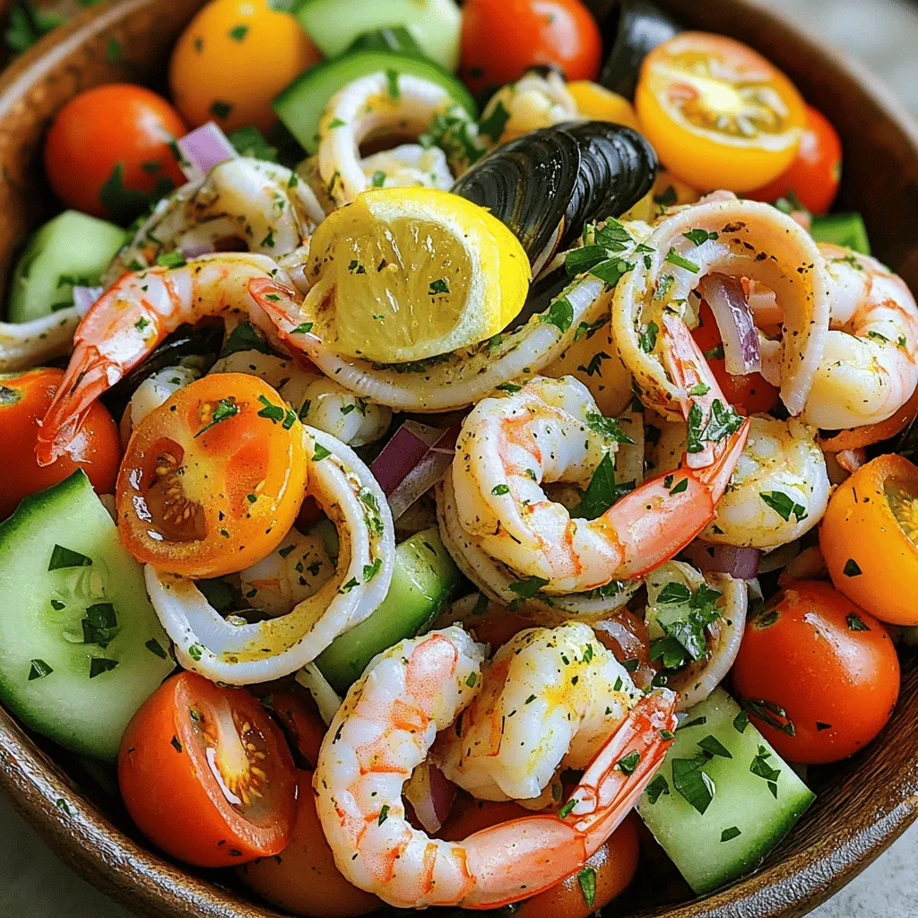 Italienischer Meeresfrüchtesalat frischer Genuss für alle