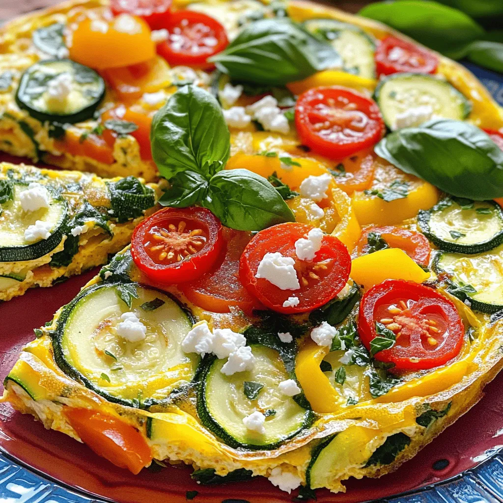 Garten-Sommer-Frittata Frisch und Einfach Zubereitet