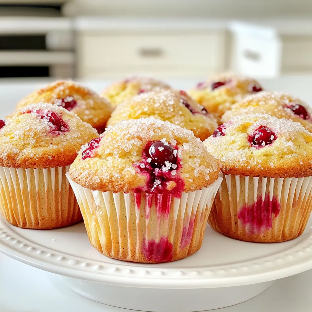 Bakery Style Cranberry Orange Muffins Einfaches Rezept