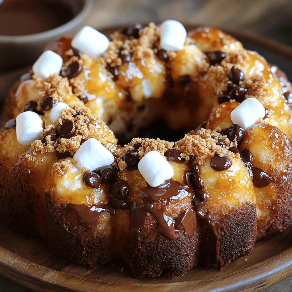 S&#8217;mores Monkey Bread Leckerer Dessertgenuss