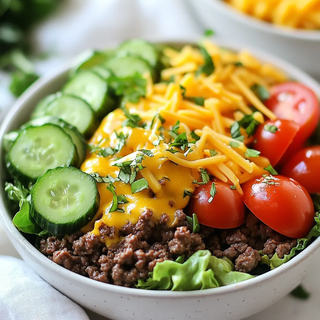 Loaded Burger Bowls für jeden Genussmoment