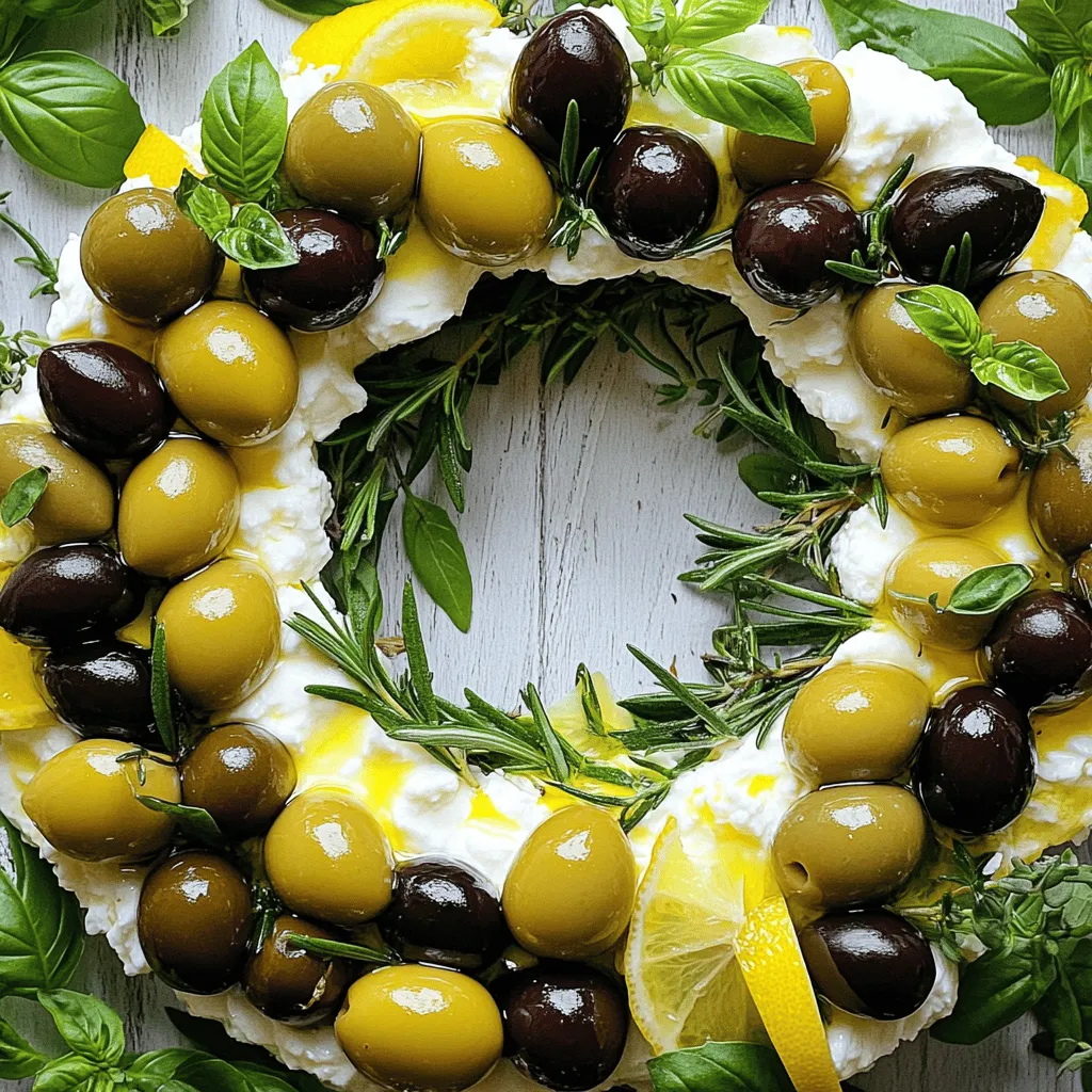 Marinated Olives &#038; Cheese Ring für jeden Anlass