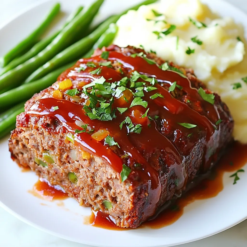 Classic Homestyle Meatloaf Einfaches und leckeres Rezept