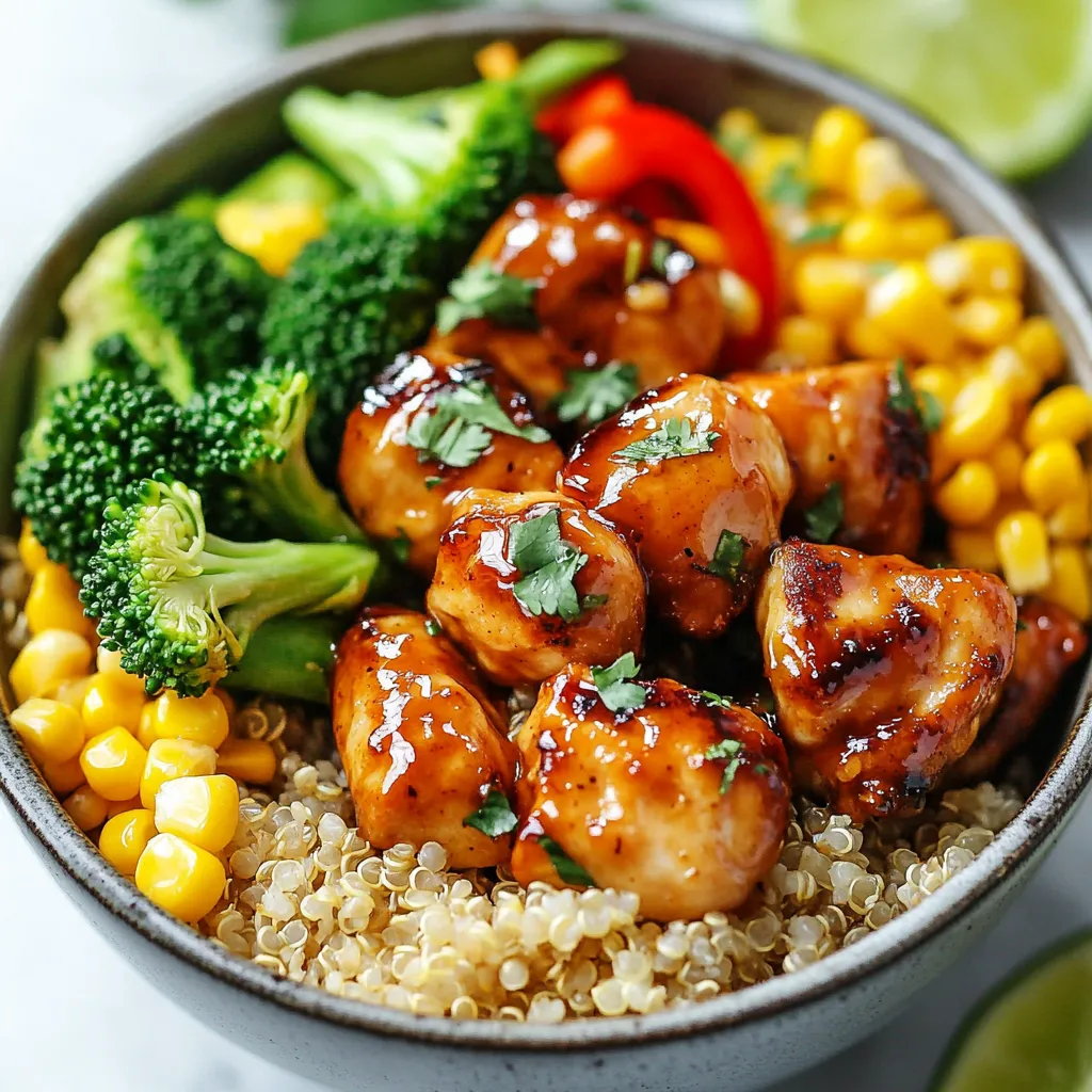 Hot Honey Chicken Meal Prep Bowls Einfach und Lecker