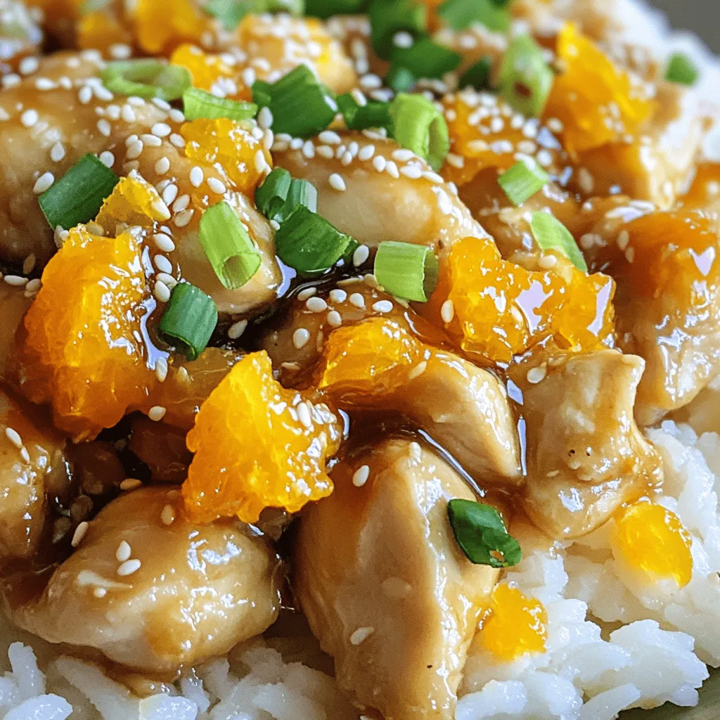 3 Ingredient Orange Chicken Schnelles und Köstliches Gericht