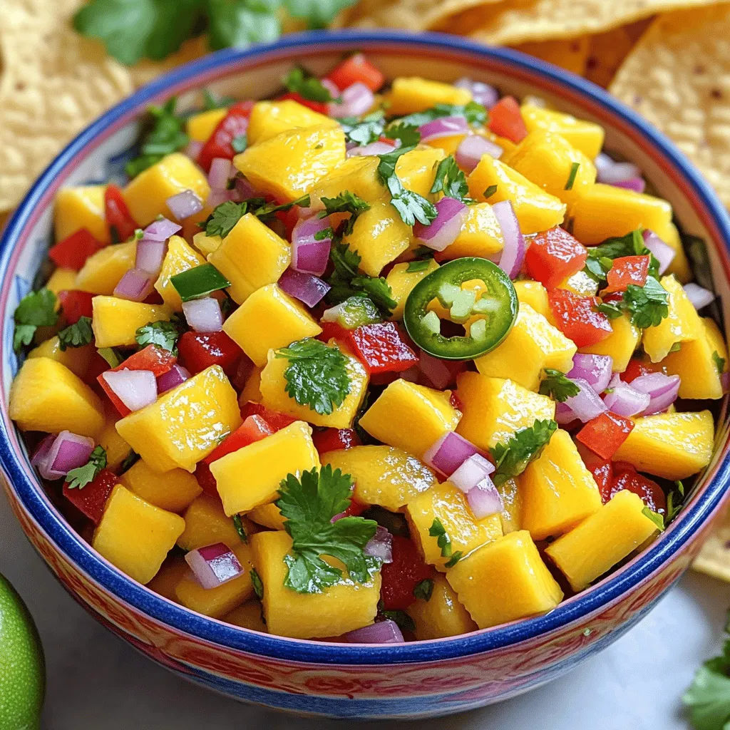 Mango Salsa frisch und schmackhaft zubereiten