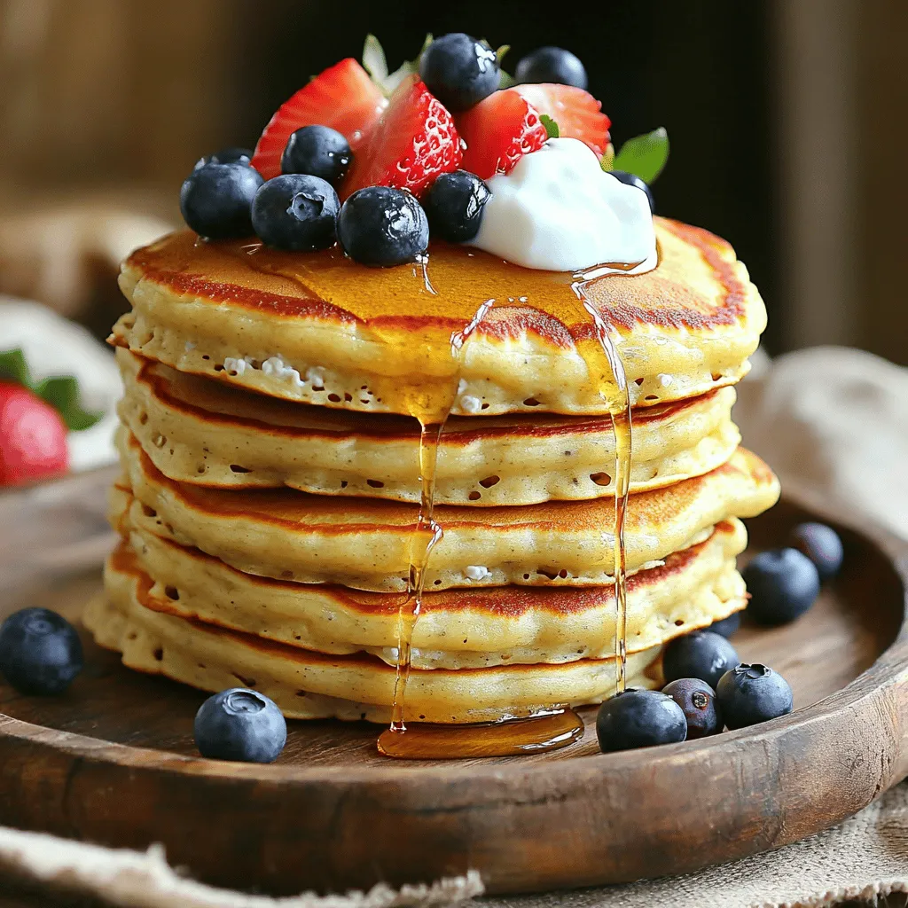 High-Protein Cottage Cheese Pancakes Einfach und Lecker