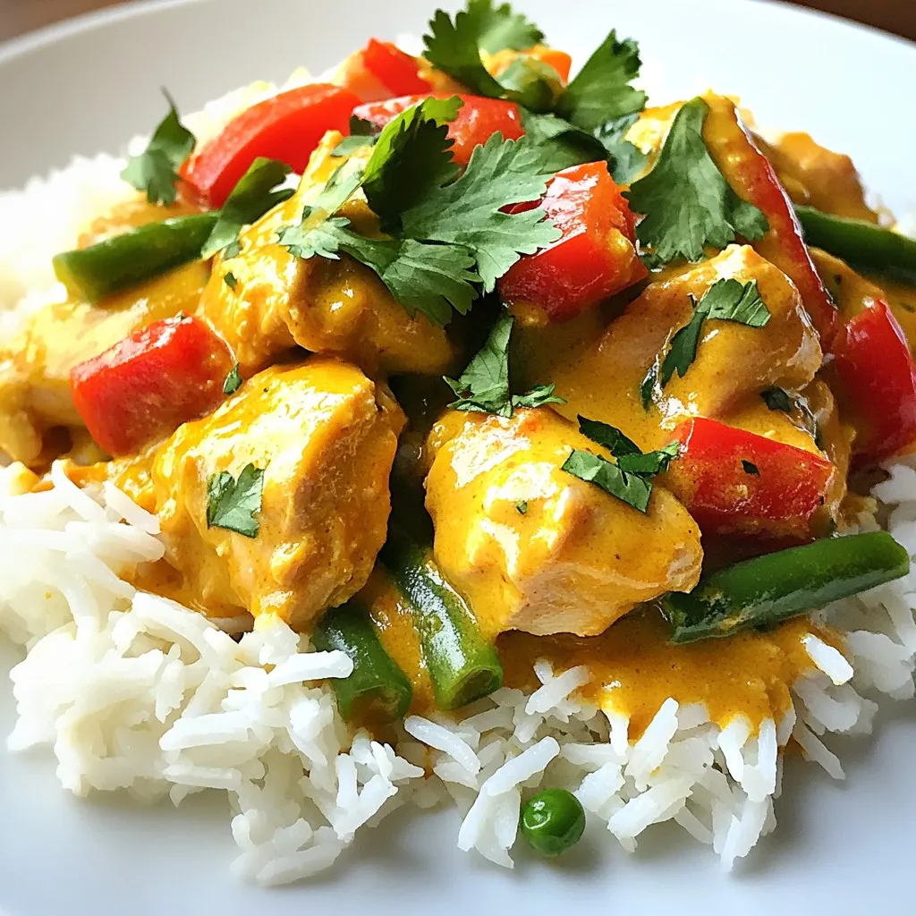 Leckeres Slow Cooker Chicken Curry Einfache Rezeptur