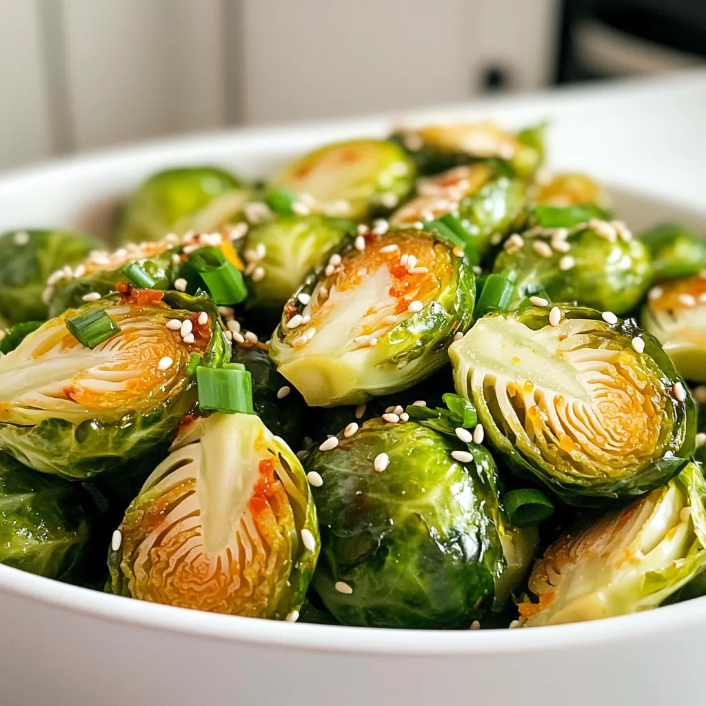 Air Fryer Sweet Chili Rosenkohl Knusprige Genussbombe