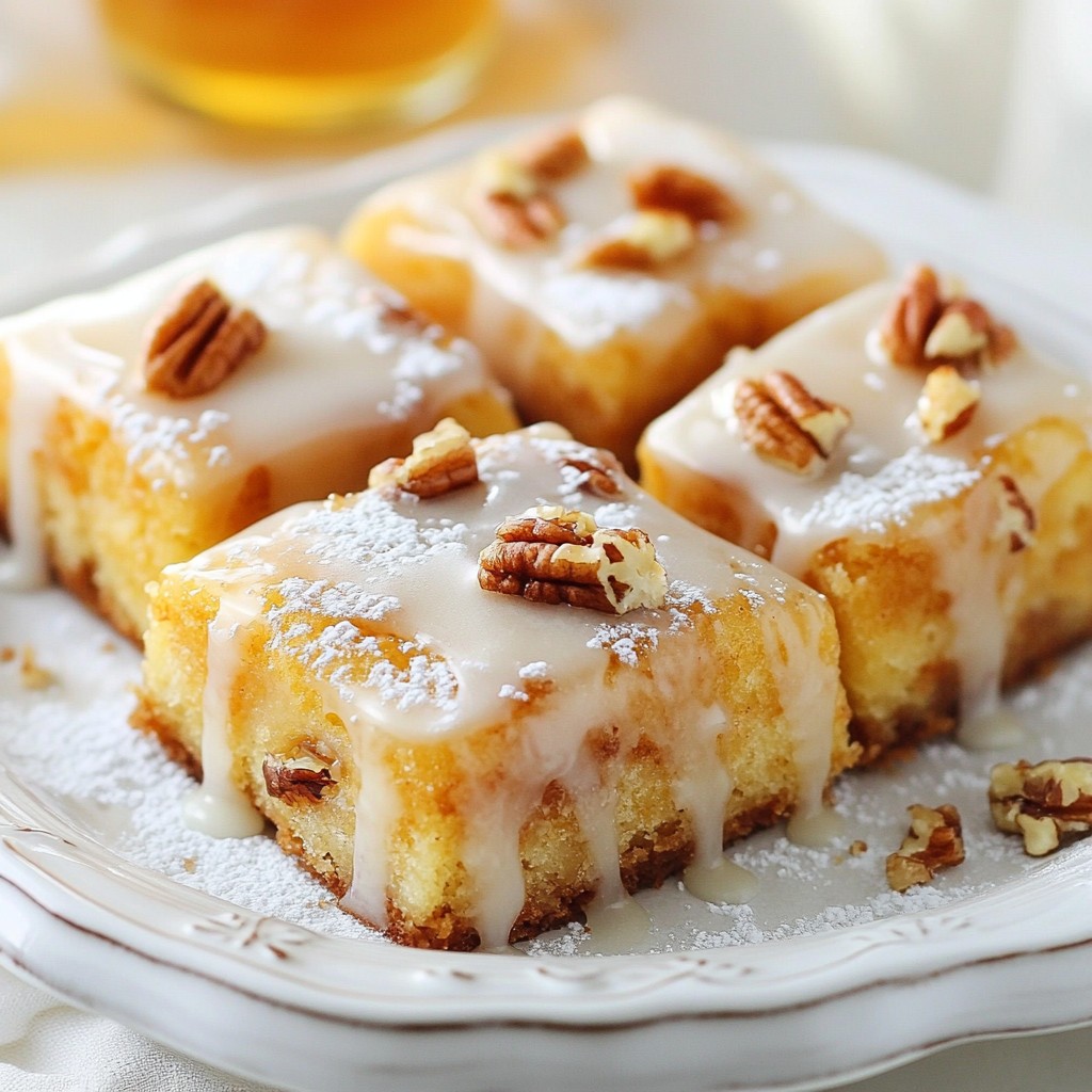 Soft Baked Maple Donut Bars köstlich und einfach