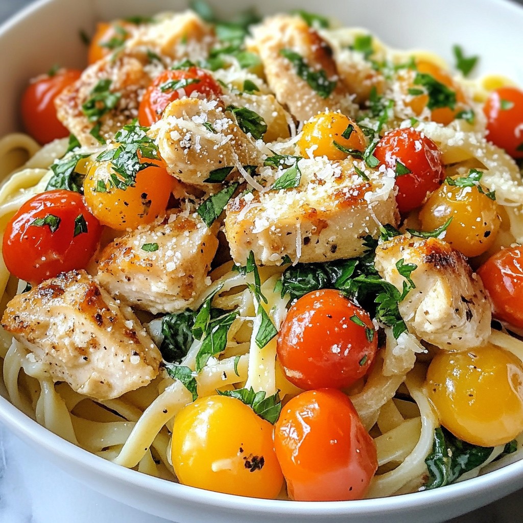 Cowboy Butter Chicken Linguine Schnelles Rezept