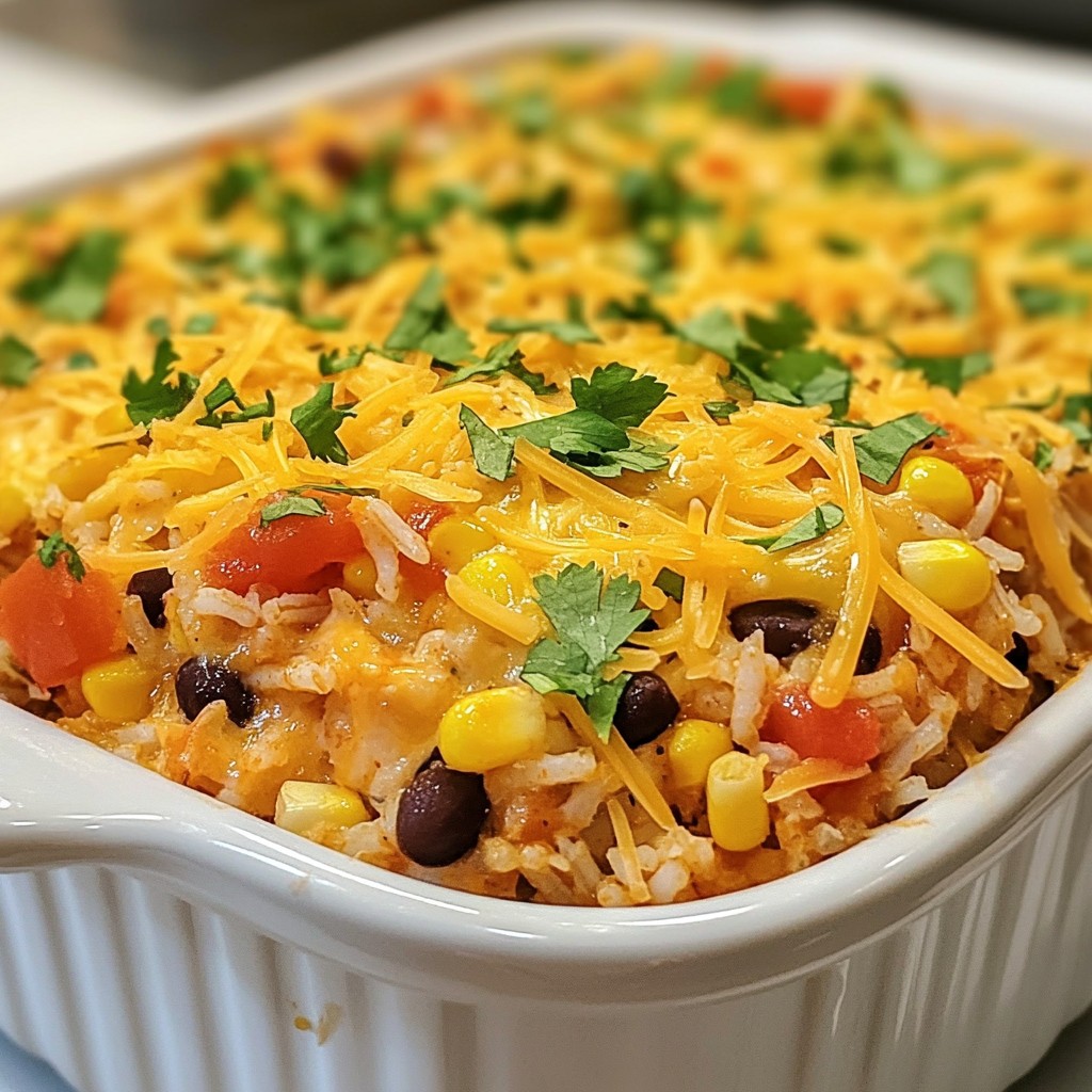 Creamy Mexican Fiesta Casserole Einfache und leckere Mahlzeit