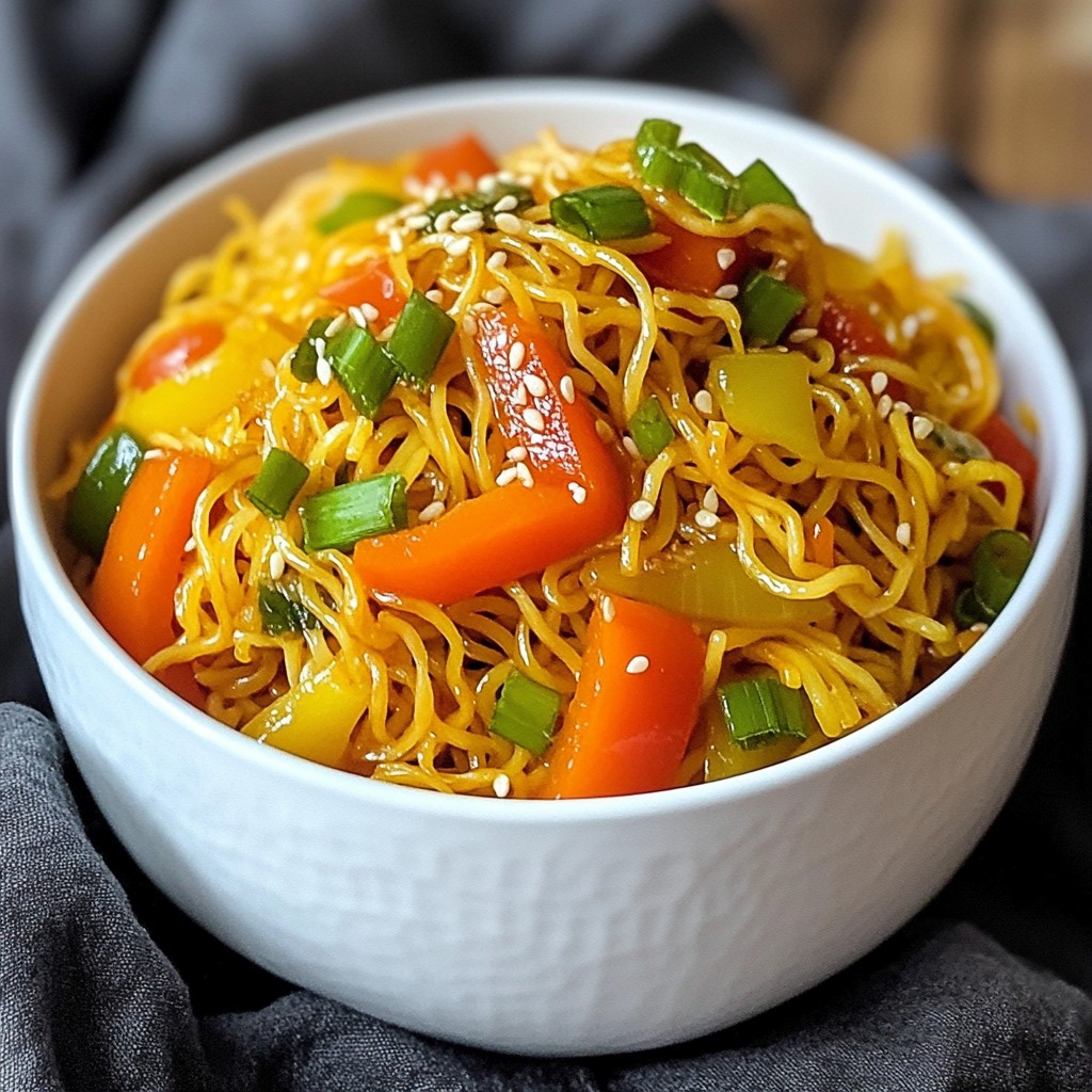 Easy Chow Mein Schnelle und köstliche Mahlzeit