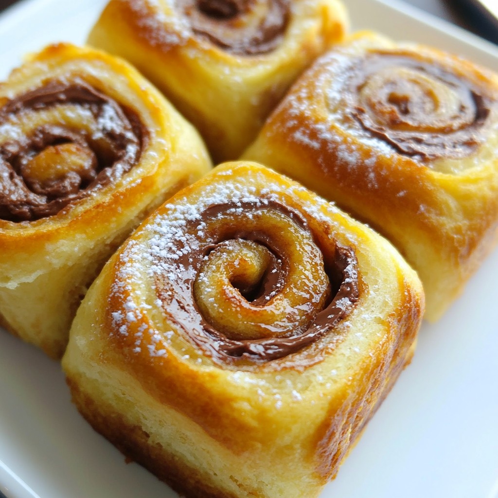 Nutella Swirl Rolls Lecker und Einfache Anleitung