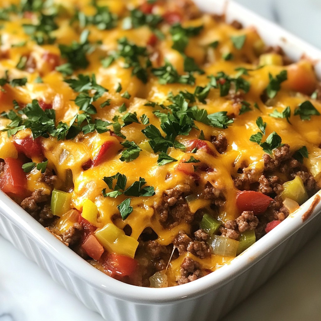 Hobo Ground Beef Casserole Schnelle und köstliche Mahlzeit