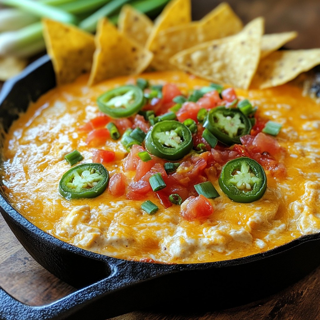 Creamy Cheeseburger Queso Dip Leckere Snack-Idee