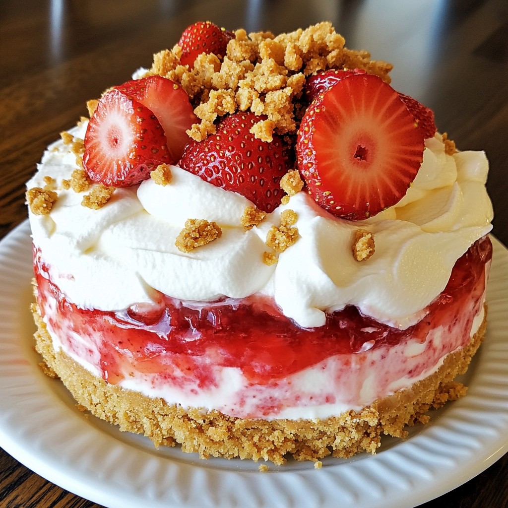 Strawberry Crunch Cheesecake Frisch und lecker genießen
