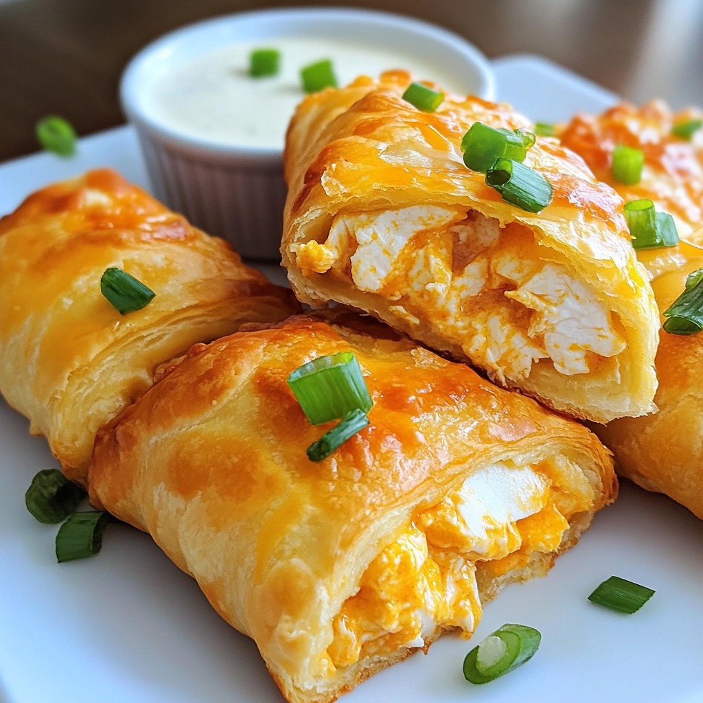 Buffalo Chicken Bombs Einfache und köstliche Snacks