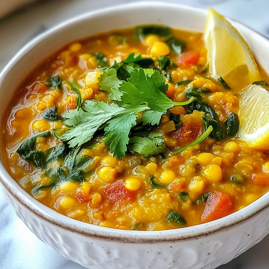Spinach Dal Gesundes und einfaches Rezept entdecken