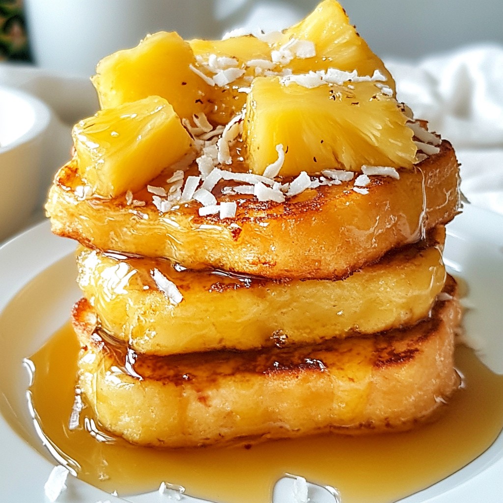 Hawaiian Roll French Toast Ganz einfach zubereiten