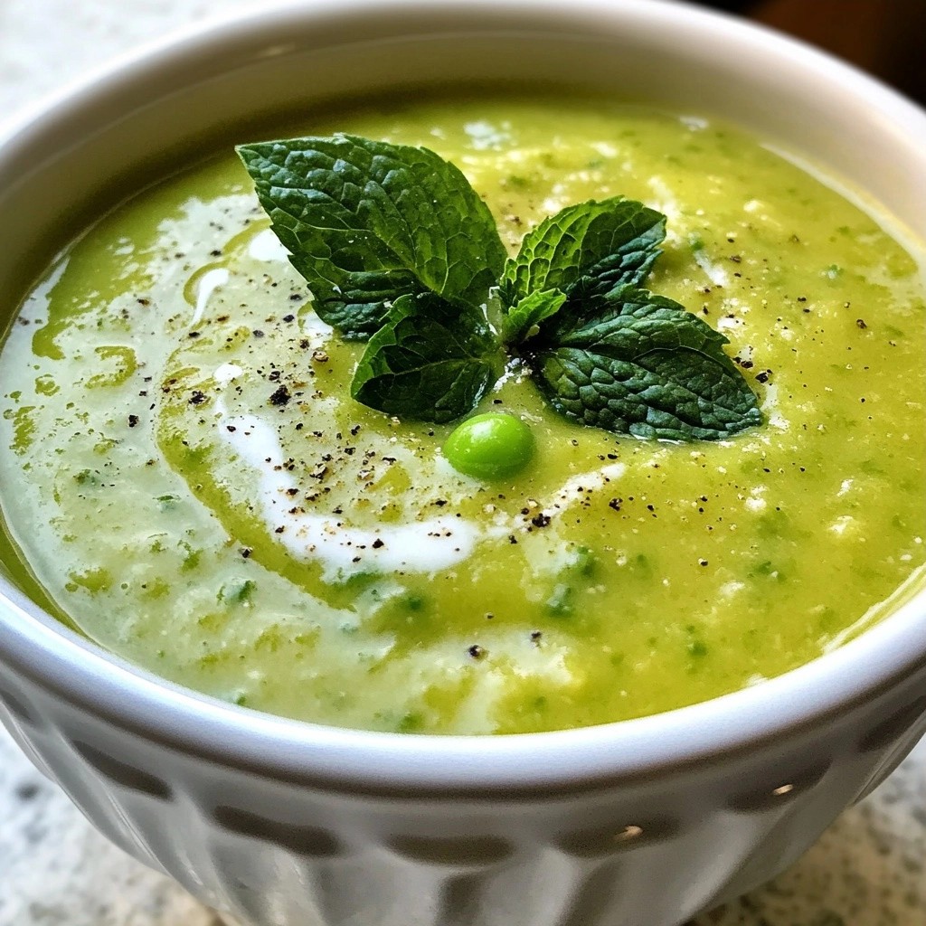 Gesunde Blumenkohl und Süße Erbsen Suppe Rezept