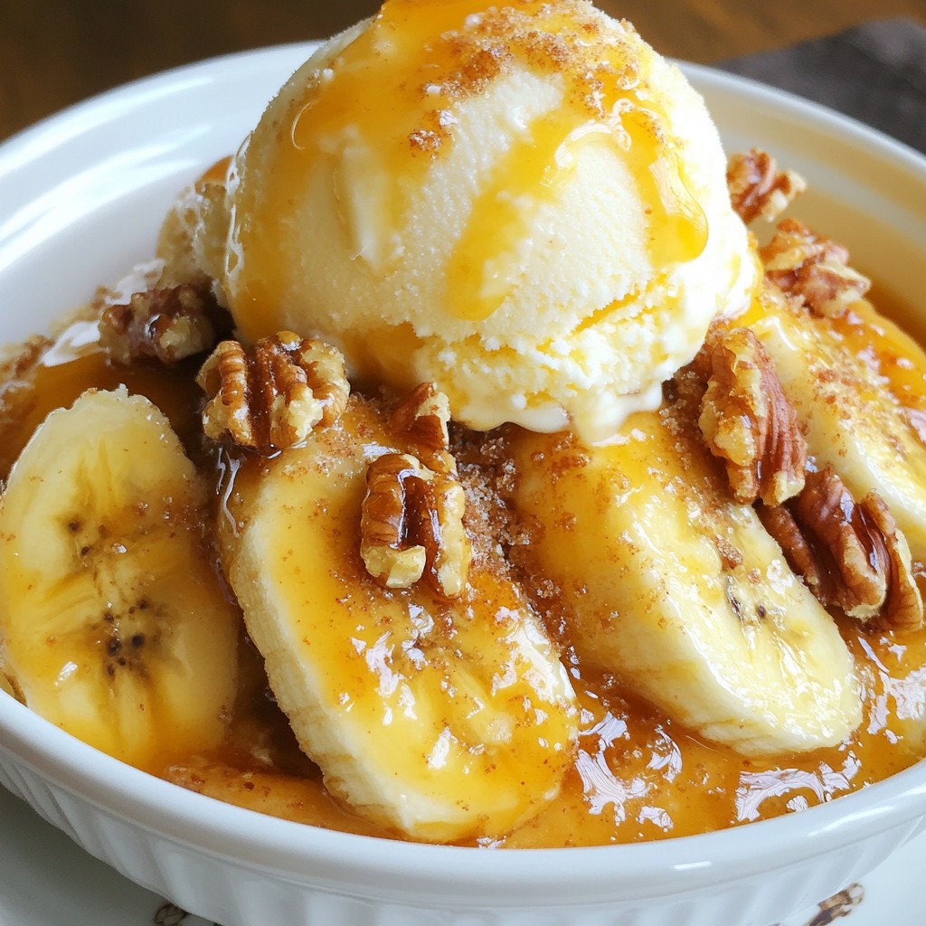 Classic Bananas Foster Verführerischer Dessertgenuss