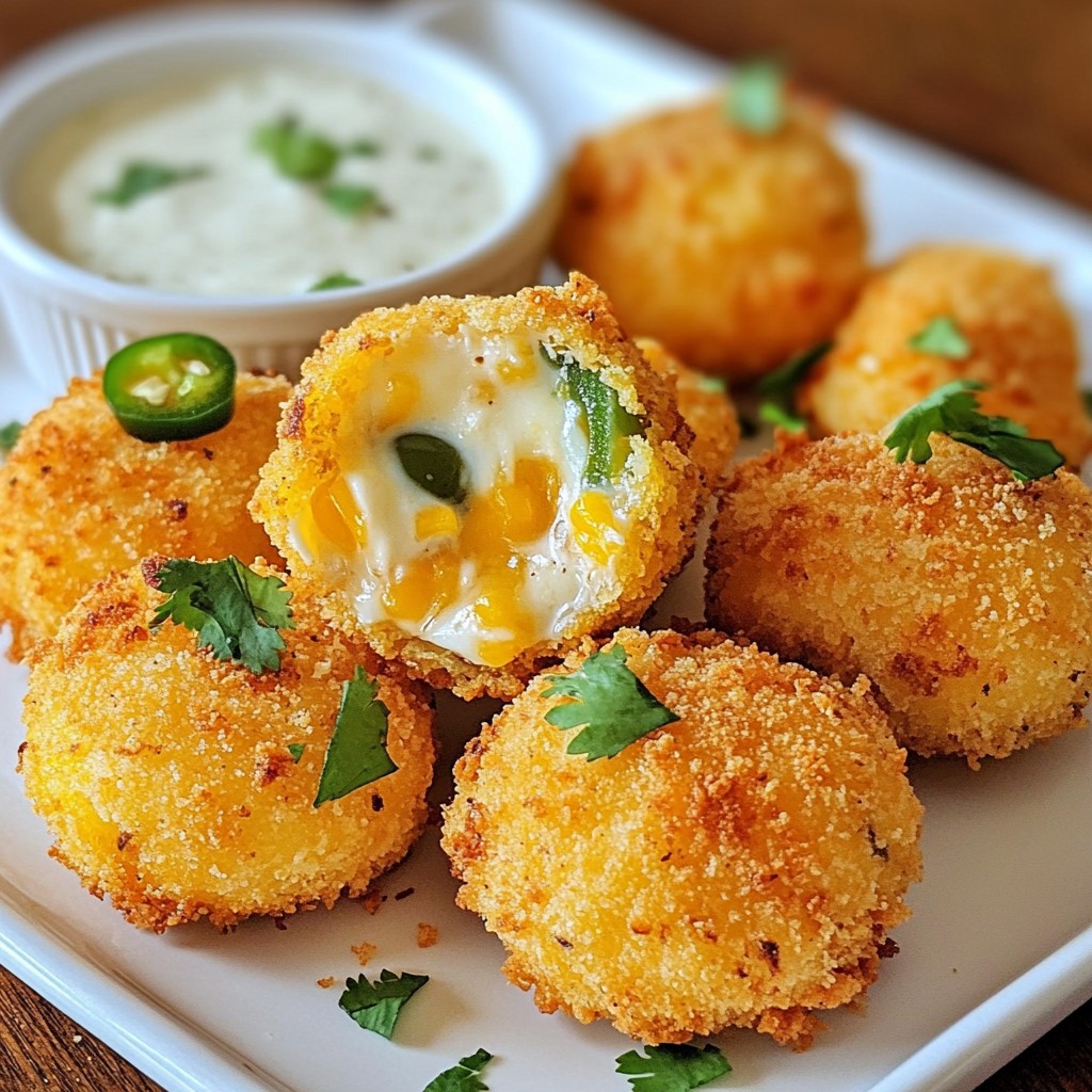Cheesy Jalapeño Ranch Hähnchen Poppers Lecker Genießen