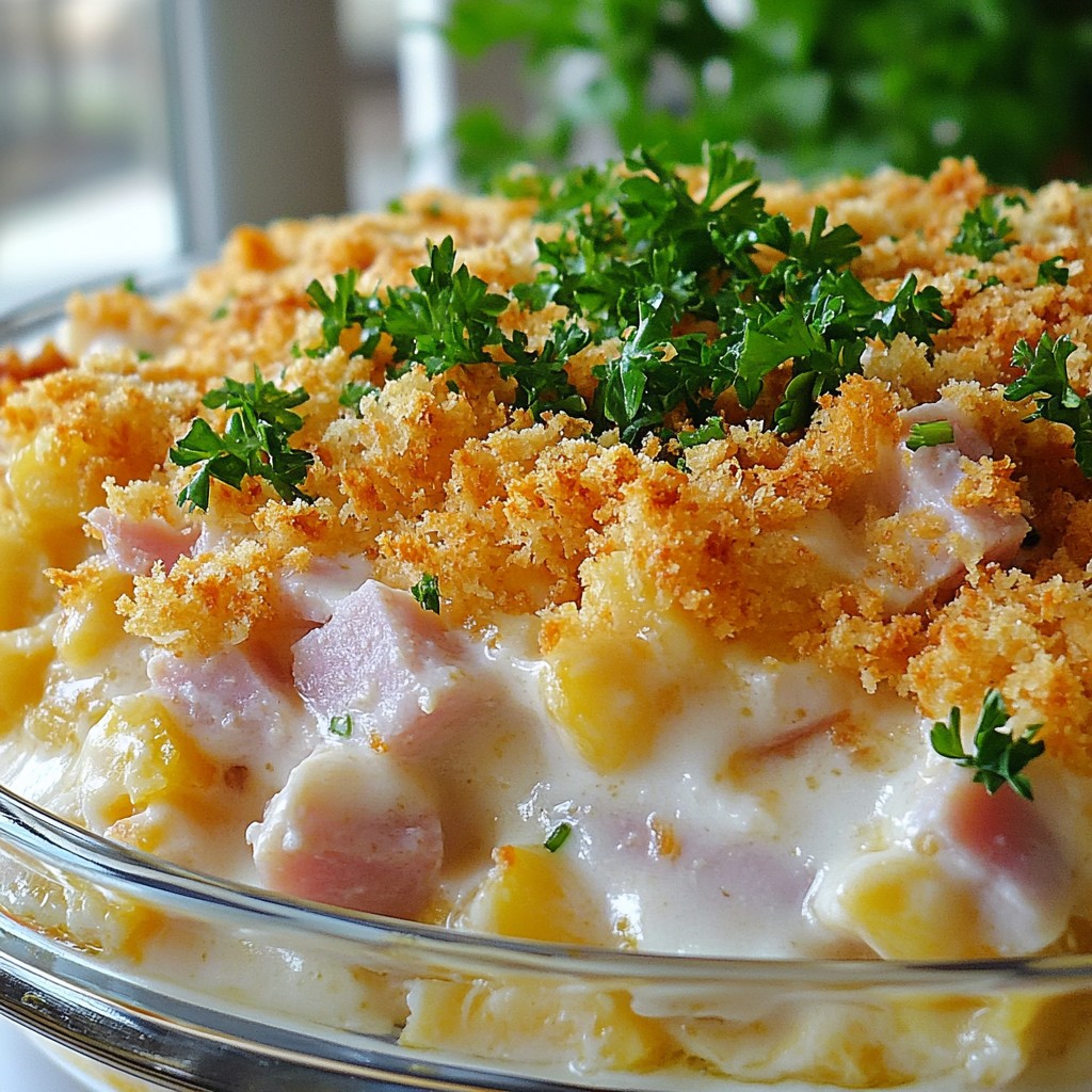 Hähnchen Cordon Bleu Auflauf Einfach und Lecker