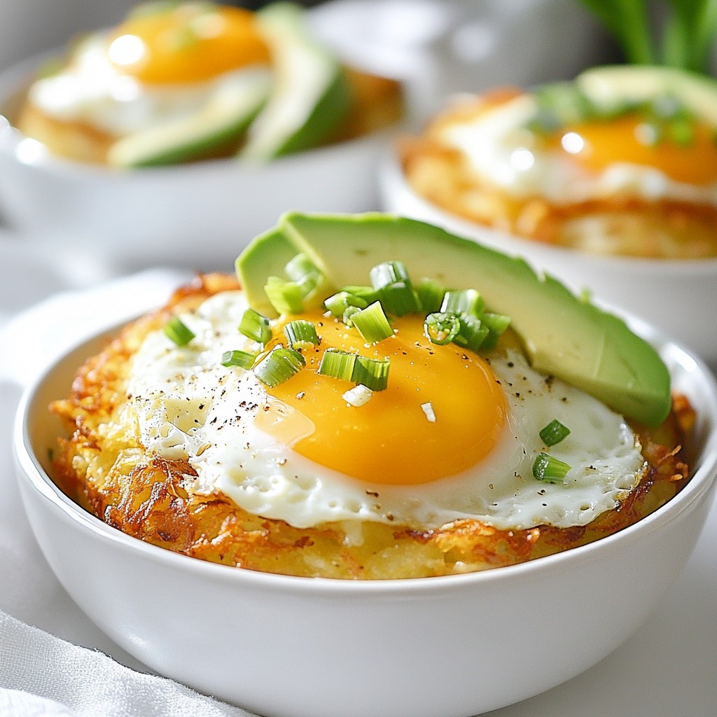 Crispy Hash Brown Breakfast Bowls Lecker und Einfach