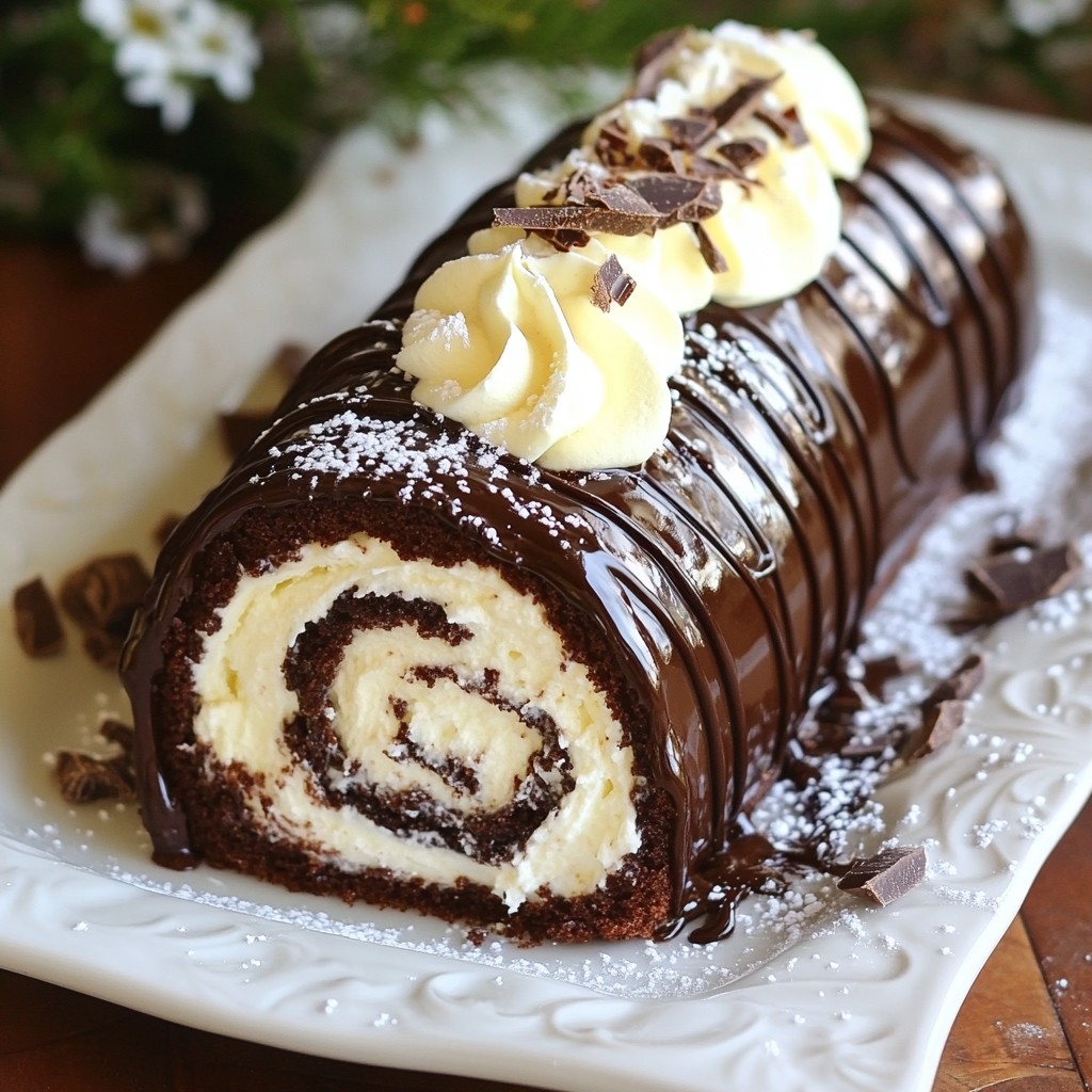 Schokoladen-Swiss-Rolle Einfacher Genuss für alle