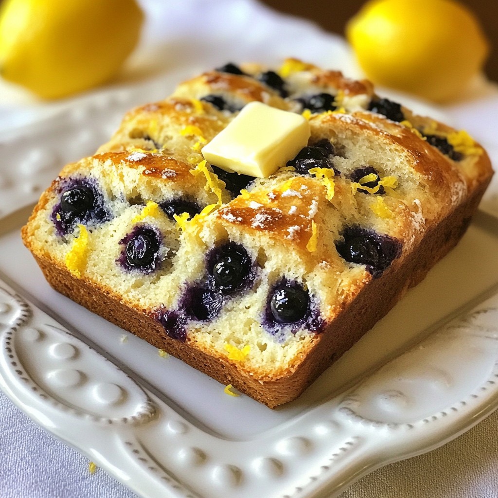 Blaubeer Zitrone Sauerteig Starter Brot Rezept