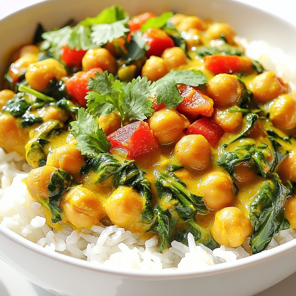Vegan Chickpea Curry Einfach und Nahrhaft Genießen